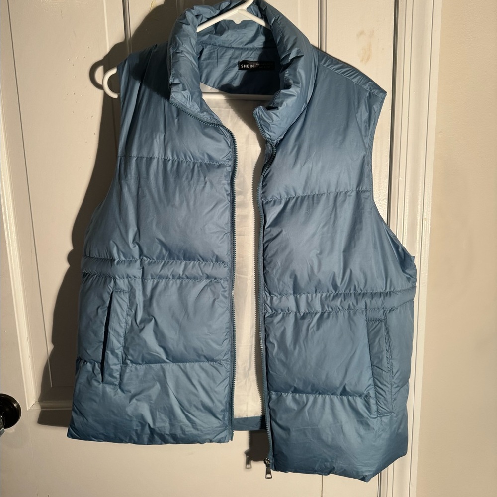 Blue Puffer Vest